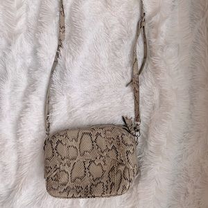 Snakeskin Crossbody Purse
